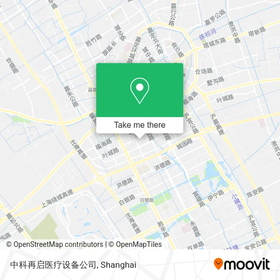 中科再启医疗设备公司 map