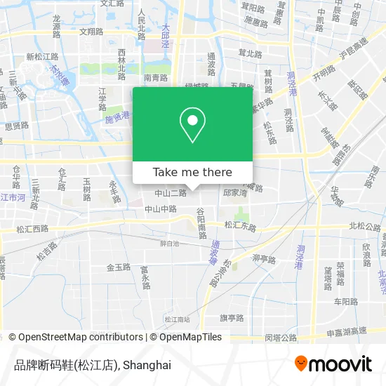 品牌断码鞋(松江店) map