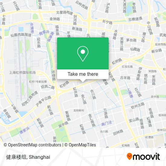 健康楼组 map