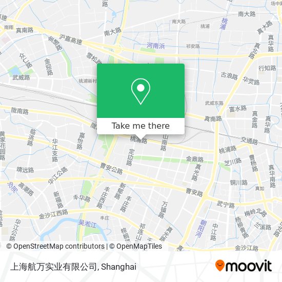 上海航万实业有限公司 map
