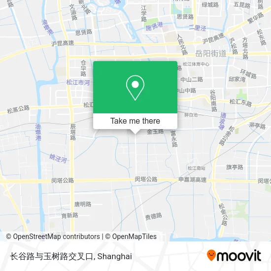 长谷路与玉树路交叉口 map