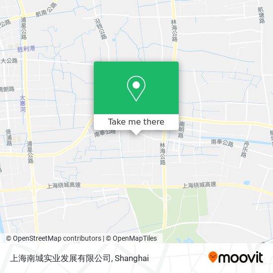 上海南城实业发展有限公司 map