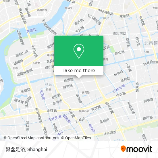 聚盆足浴 map