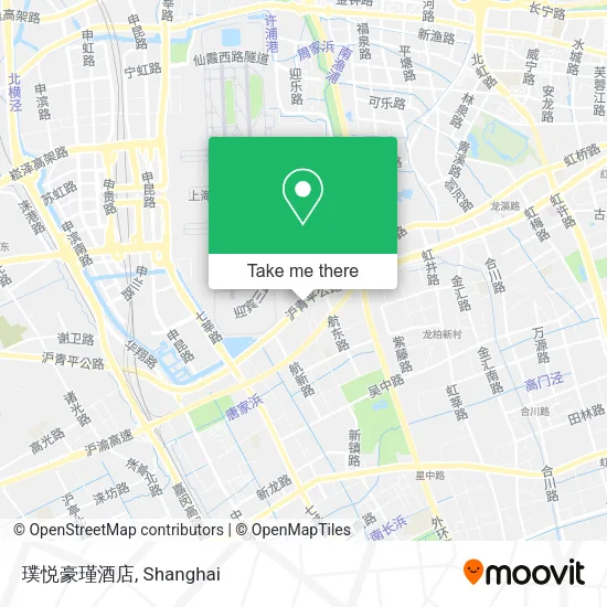 璞悦豪瑾酒店 map