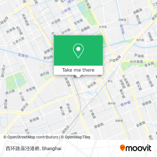 西环路庙泾港桥 map