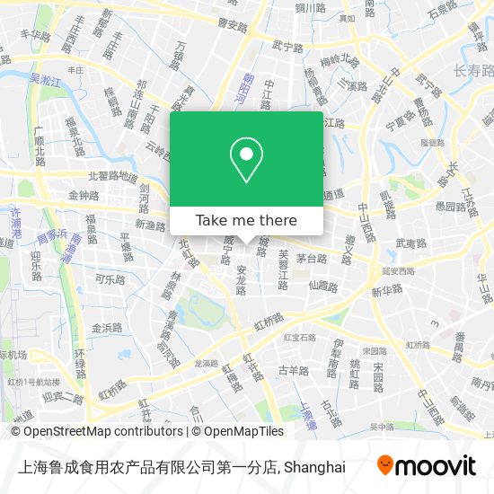 上海鲁成食用农产品有限公司第一分店 map