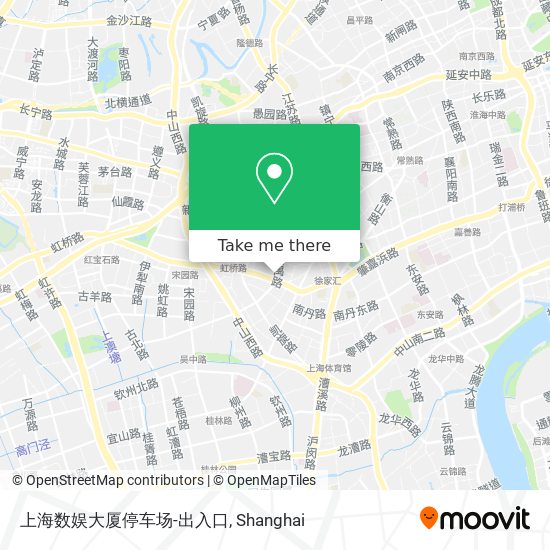 上海数娱大厦停车场-出入口 map