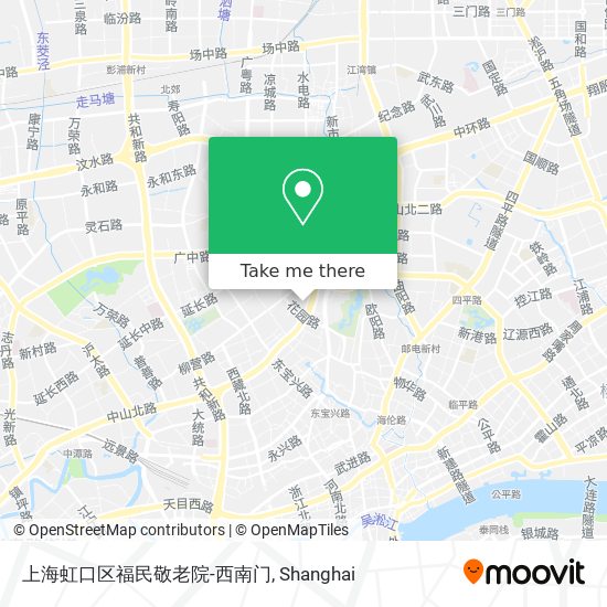 上海虹口区福民敬老院-西南门 map