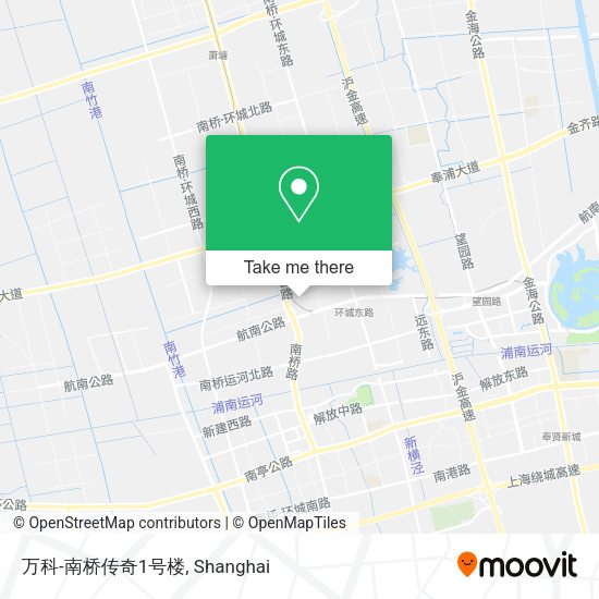 万科-南桥传奇1号楼 map