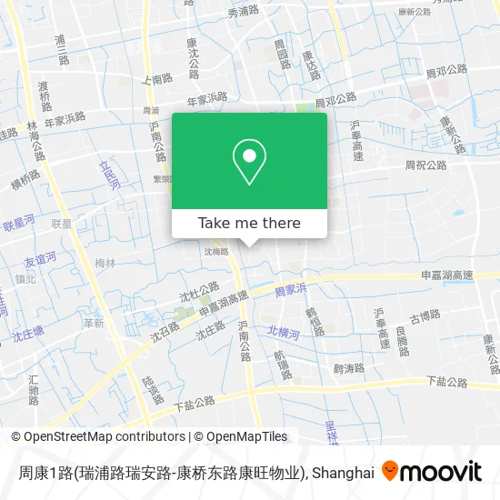 周康1路(瑞浦路瑞安路-康桥东路康旺物业) map