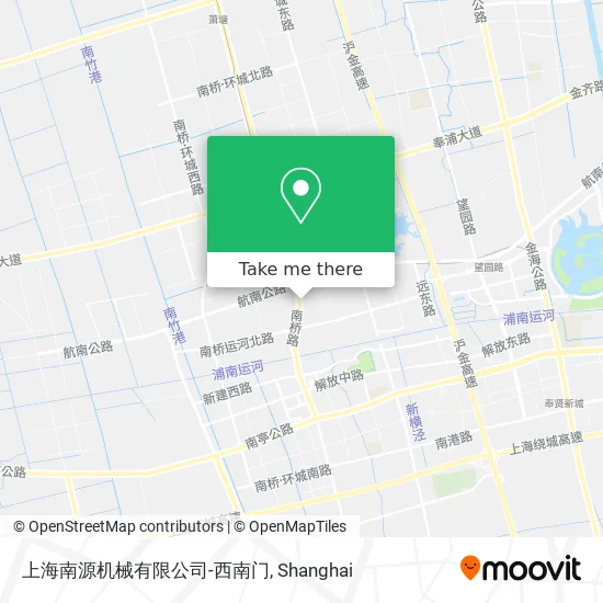 上海南源机械有限公司-西南门 map