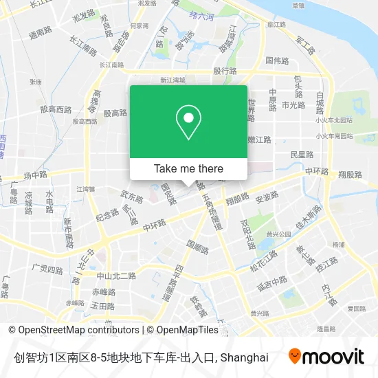 创智坊1区南区8-5地块地下车库-出入口 map