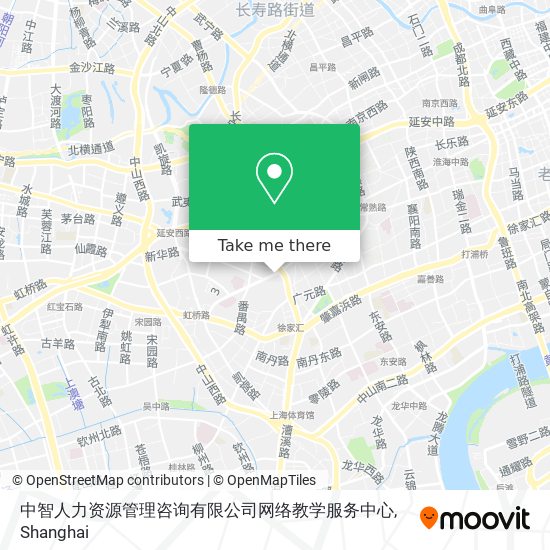 中智人力资源管理咨询有限公司网络教学服务中心 map