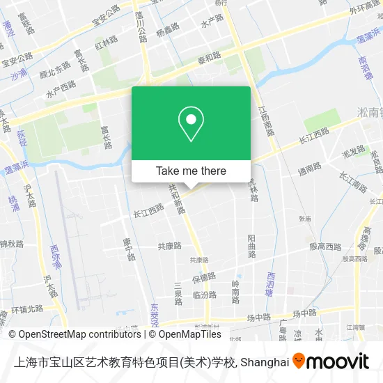 上海市宝山区艺术教育特色项目(美术)学校 map