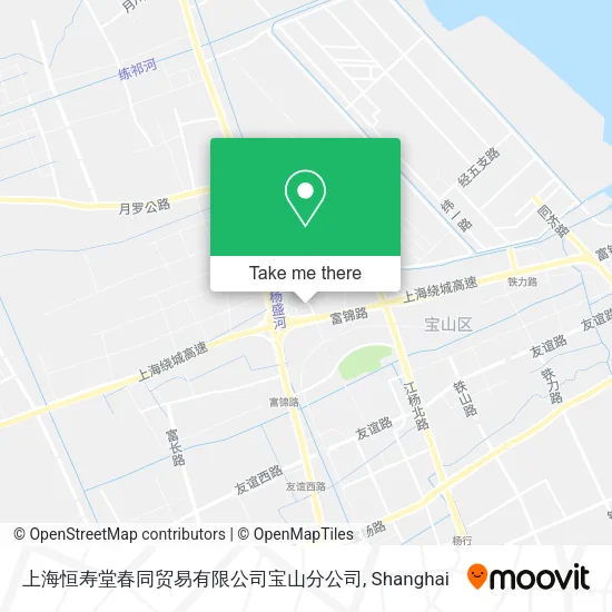 上海恒寿堂春同贸易有限公司宝山分公司 map