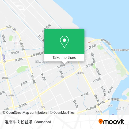 淮南牛肉粉丝汤 map