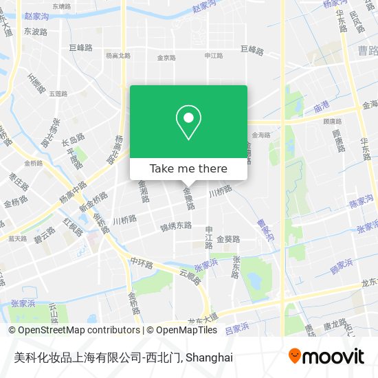 美科化妆品上海有限公司-西北门 map