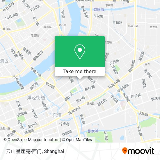 云山星座苑-西门 map
