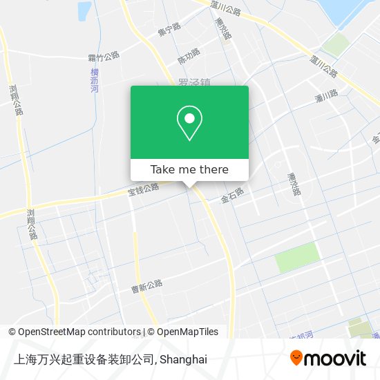 上海万兴起重设备装卸公司 map