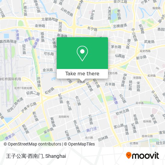 王子公寓-西南门 map