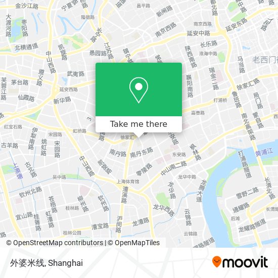 外婆米线 map