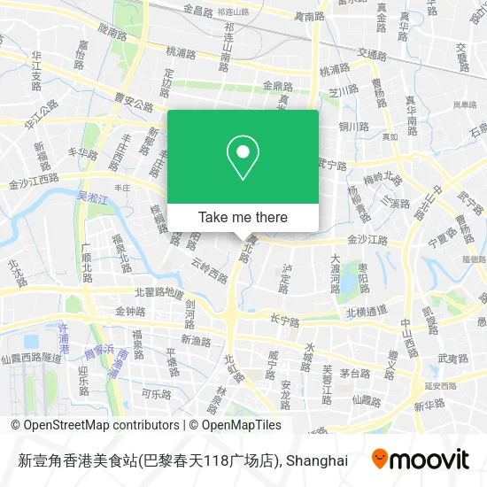 新壹角香港美食站(巴黎春天118广场店) map