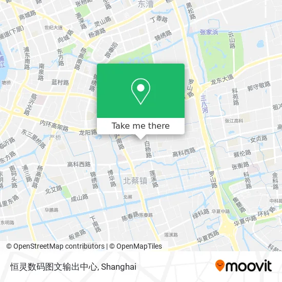 恒灵数码图文输出中心 map