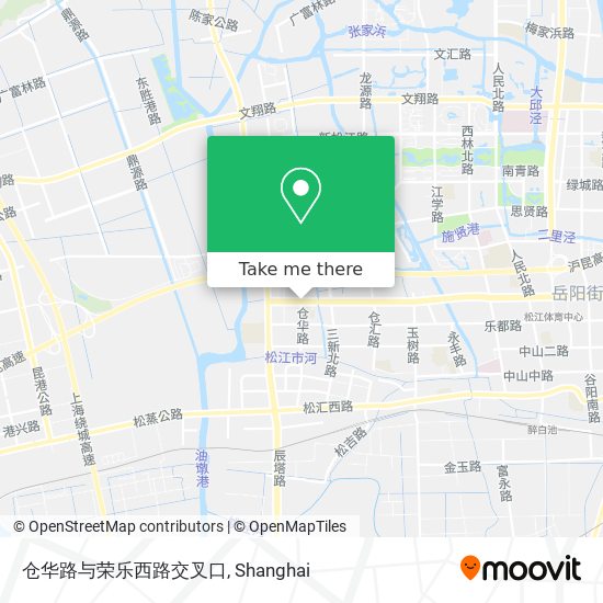 仓华路与荣乐西路交叉口 map