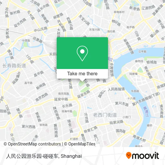 人民公园游乐园-碰碰车 map