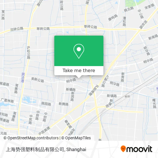上海势强塑料制品有限公司 map