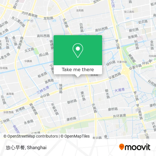 放心早餐 map