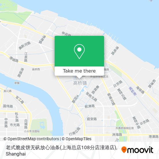 老式脆皮饼无矾放心油条(上海总店108分店潼港店) map