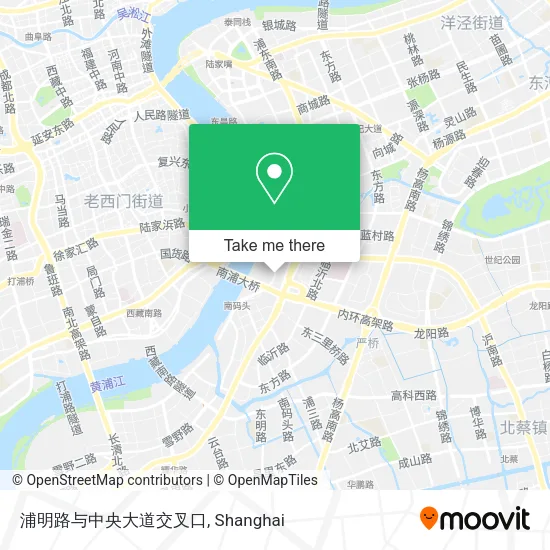 浦明路与中央大道交叉口 map
