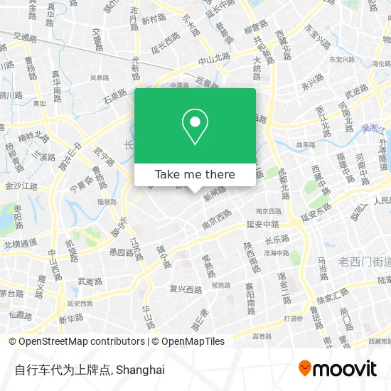 自行车代为上牌点 map