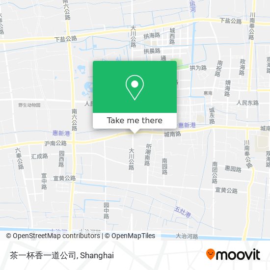 茶一杯香一道公司 map