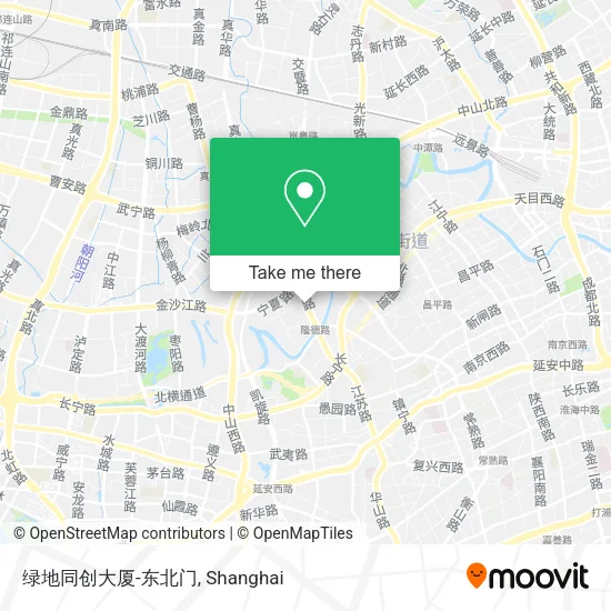 绿地同创大厦-东北门 map