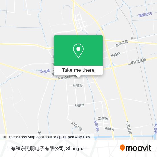 上海和东照明电子有限公司 map