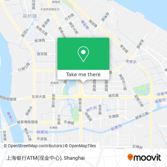 上海银行ATM(现金中心) map