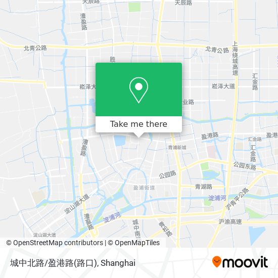 城中北路/盈港路(路口) map