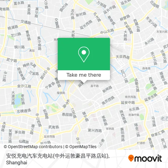安悦充电汽车充电站(中外运敦豪昌平路店站) map