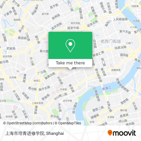 上海市培青进修学院 map