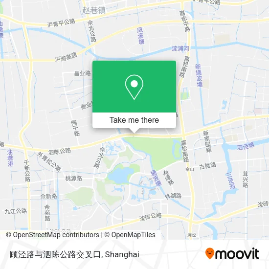 顾泾路与泗陈公路交叉口 map
