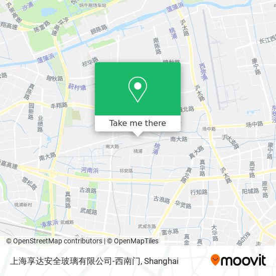 上海享达安全玻璃有限公司-西南门 map