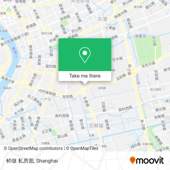 鲜做 私房面 map