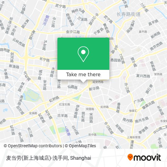 麦当劳(新上海城店)-洗手间 map