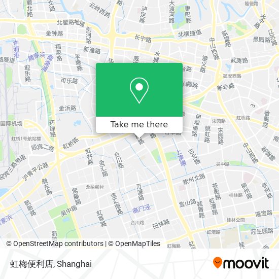 虹梅便利店 map