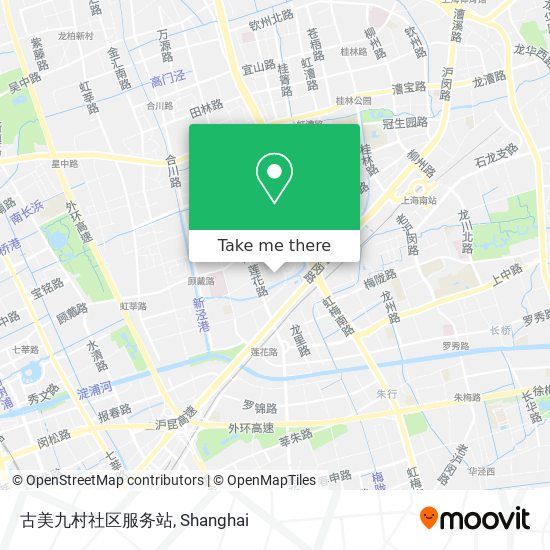 古美九村社区服务站 map