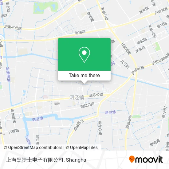 上海黑捷士电子有限公司 map