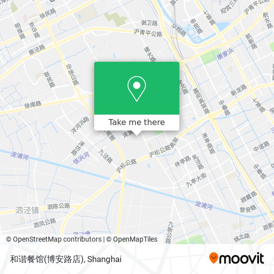 和谐餐馆(博安路店) map