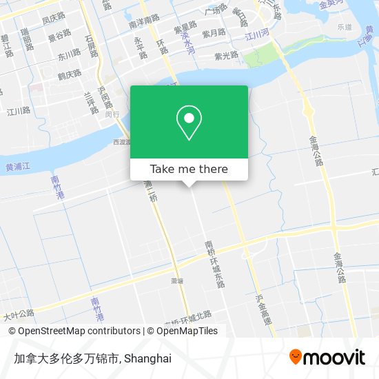 加拿大多伦多万锦市 map